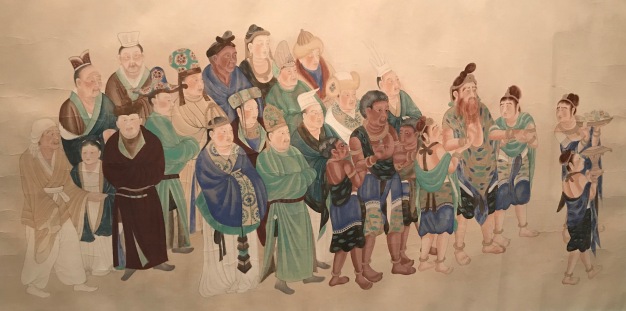 Cave 194 - Princes des nations au sermon - mur sud - Dynastie Tang